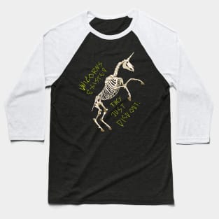 dead unicorn Baseball T-Shirt